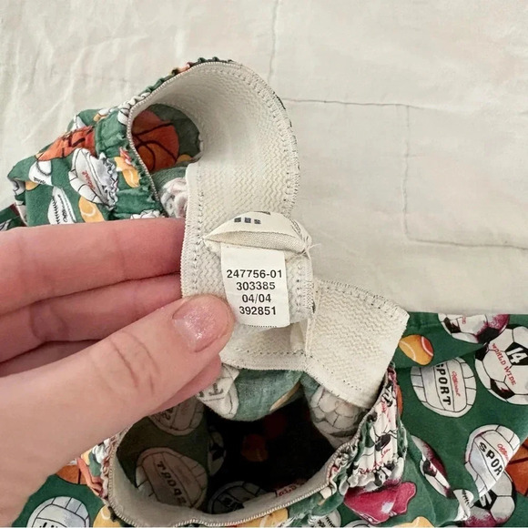 Vintage Kids 2004 GAP Cotton Sports Football Basketball Soccer Shorts Size 10 - Picture 3 of 4